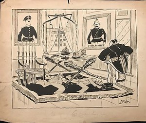 Prix De Vente Pas Cher Caricature Militaire Pour La Presse A L Encre Autour De La 1ere Guerre Pas Cher A Vendre En Ligne Tpi Com Tr