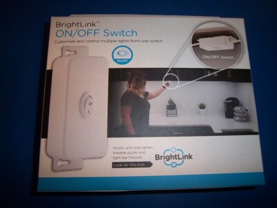 NEW Enbrighten Cabinet Lighting Master On/Off Switch White BrightLink  