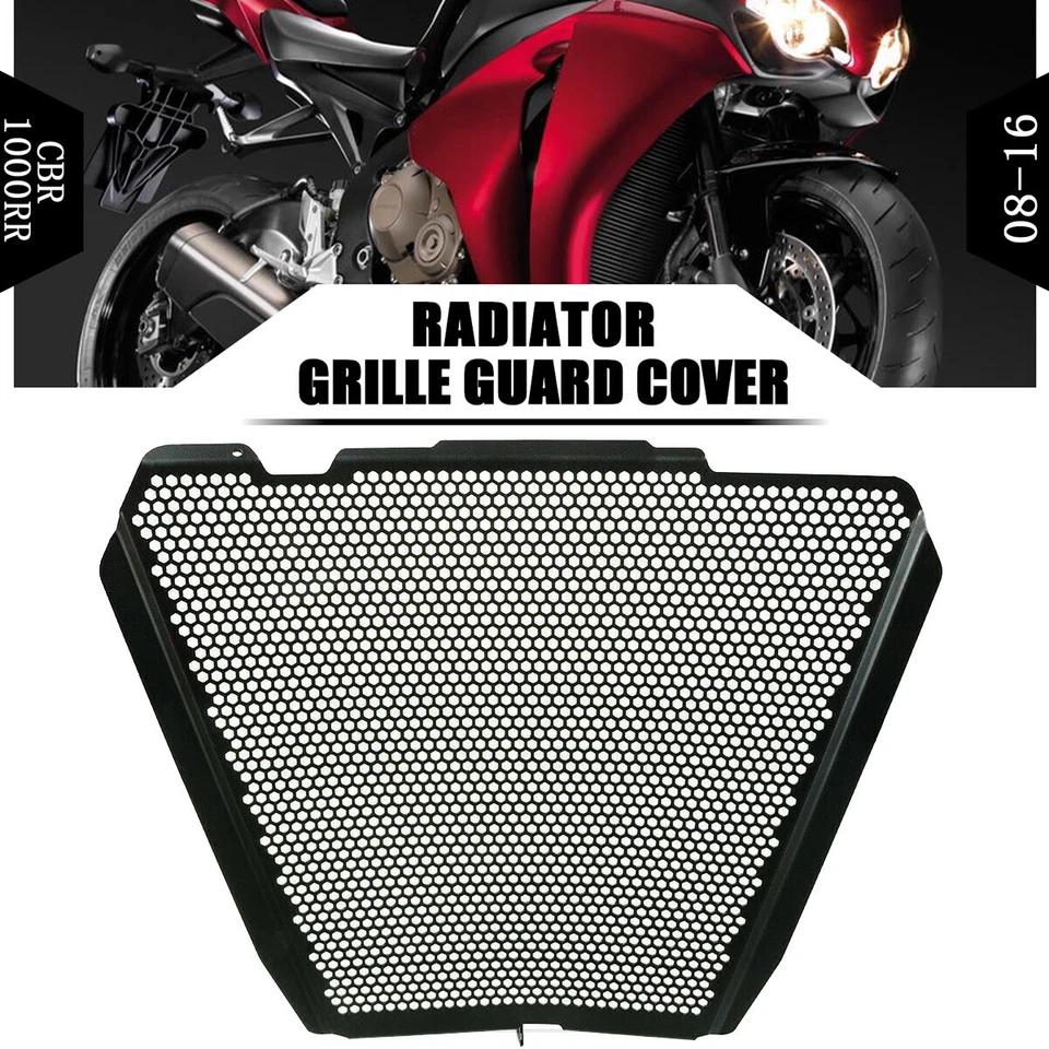 US Radiator Grille Guard Cover Protector For Honda CBR1000RR/ABS/SP 2008-2016 - Image 3 of 4
