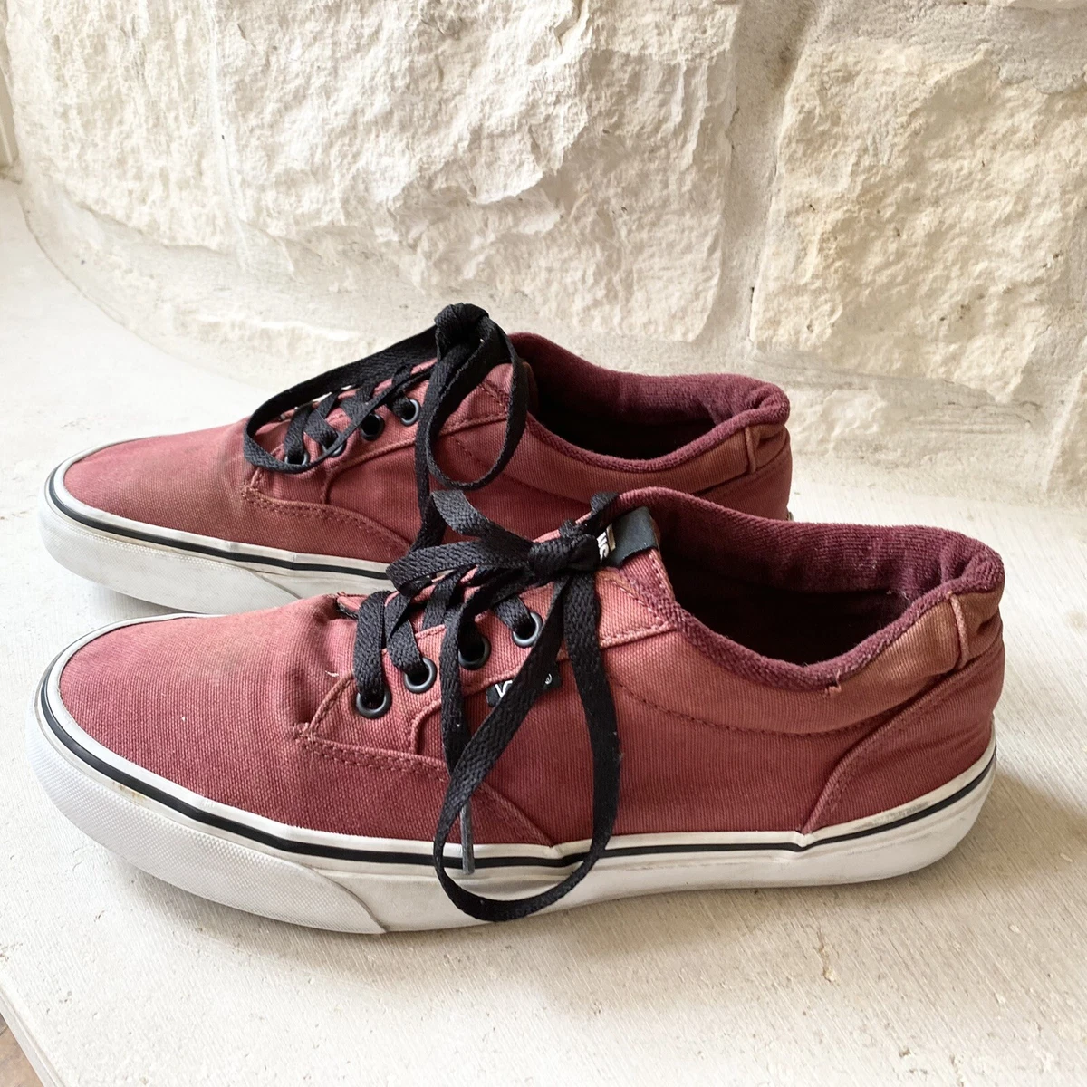 Mens vans shop maroon