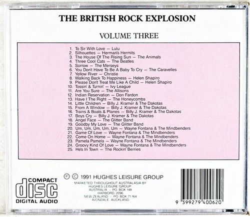 Various - The British Rock Explosion 100 Smash Hit... (CD 1990) - Picture 3 of 3
