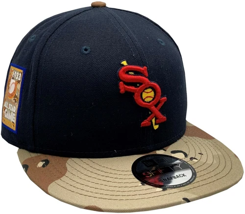 Chicago White Sox New Era 1933 All Star Game Snapback Camo Trick Blue/Brown
