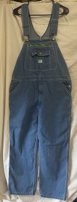 Liberty Overalls 38x30 Bib Blue Jean Farm Trucker Denim Workwear