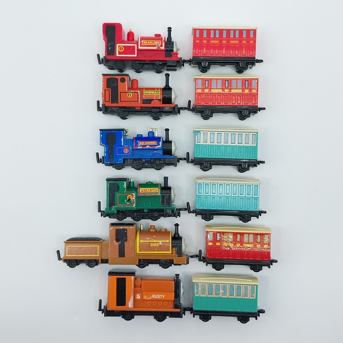 Nakayoshi Thomas Series Narrow Gauge Set of 12 Pcs BANDAI Nakayoshi Thomas Series Narrow Gauge Set of 12 Pcs BANDAI