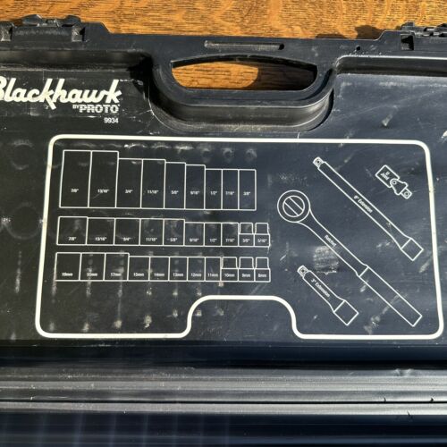 BLACKHAWK By Proto 9934 3/8” DRIVE 34 Fractional Metric Set Incomplete 31 Of 34 - Picture 5 of 13