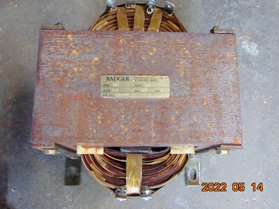 BADGER 136186 5.0 KVA TRANSFORMER PRI: 208V SEC: 115V 1-PHASE