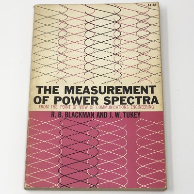 Vtg 1958 Measurement of Power Spectra: Communications Engineering PB Dover AT&T