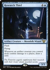 MTG Commander Kamigawa Neon Dynasty R Research Thief #016