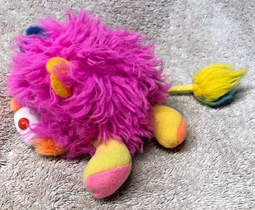 MINI PUFFLING POPPLES Baby Rosa Plüsch Mini Etikett Vintage 1986 - Bild 2 von 5