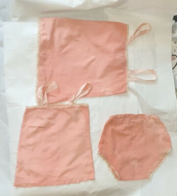 Antique Doll: Antique Underwear for TWIN Doll: Caracos and Panties