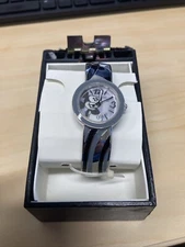 Disney MZB Mickey Women's Silver & Black Tone Bracelet Style Watch MCKAQ1501