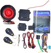 Sistema De Seguridad Alarma Entrada Sin Llave Para Carro Con Encendido 2 Remotos