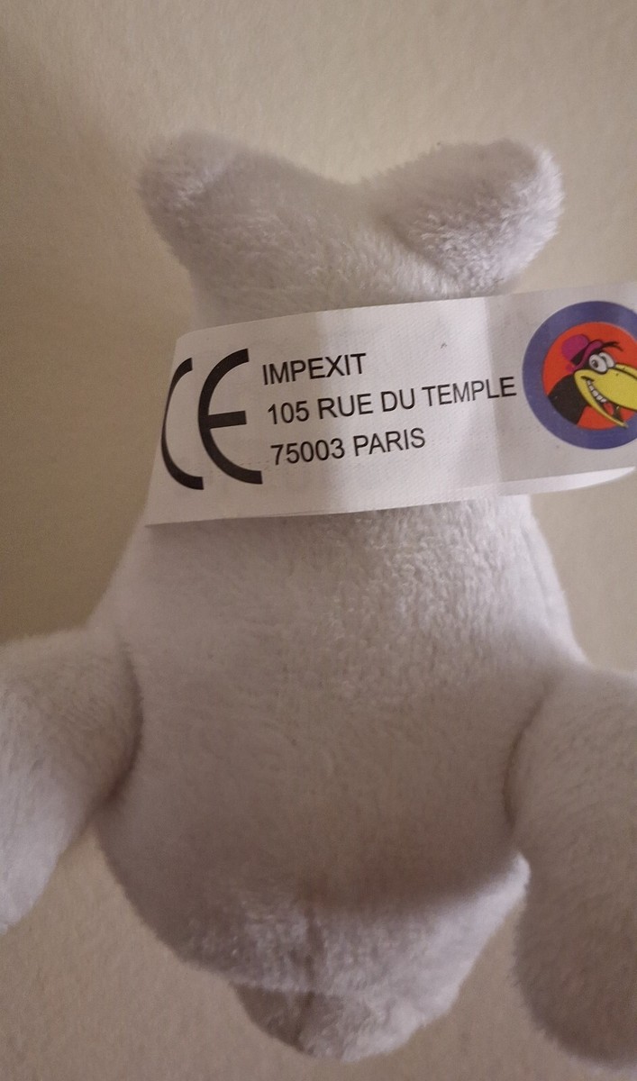 Peluche Phoque blanc dans pochette cadeau