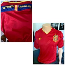 REAL FEDERATION Campeones De Europa 1964 2008 Soccer Jersey Size L ngg