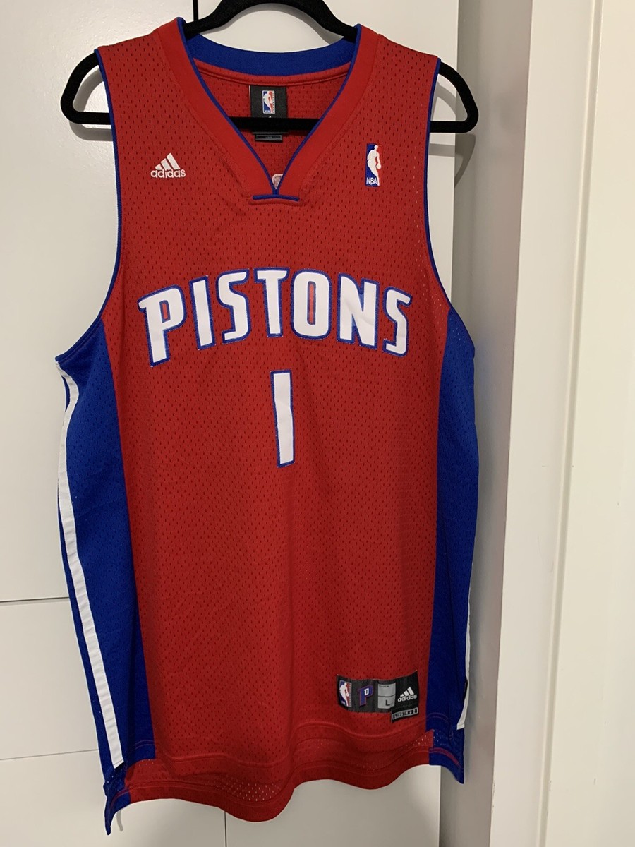 Adidas Allen Iverson Detroit Pistons Alternate Jersey size Large