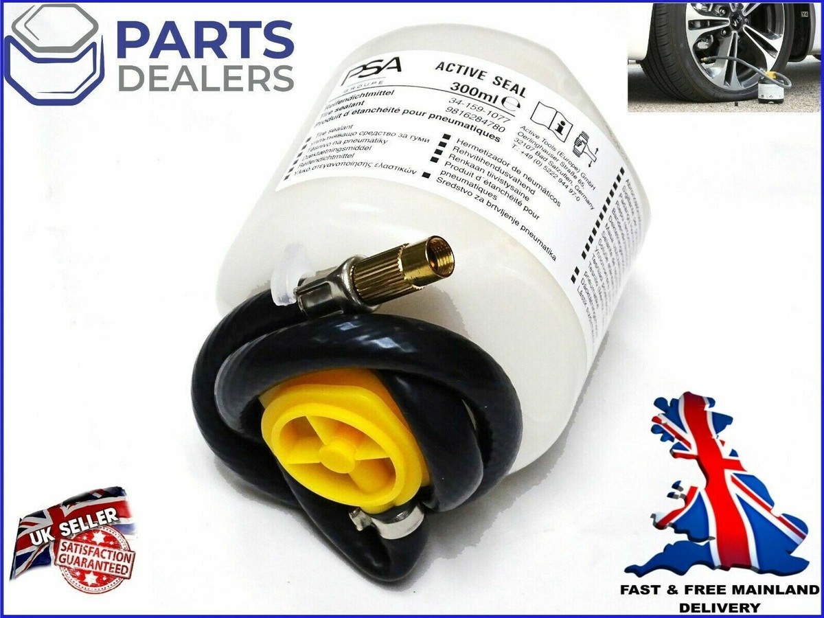 GENUINE VAUXHALL PEUGEOT CITROEN TYRE SEALANT LIQUID SPARE BOTTLE