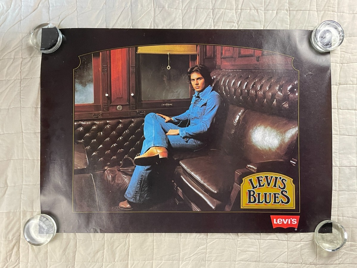 Vintage Levi's 80s 90s Blues Denim Jean Advertisement Promo Vintage Levi's 80s 90s Blues Denim Jean Advertisement Promo