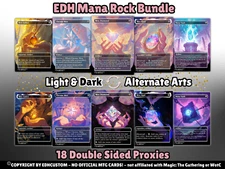 Mana Rock Bundle 18 Card MTG EDH Proxy Custom Cards Commander Deck