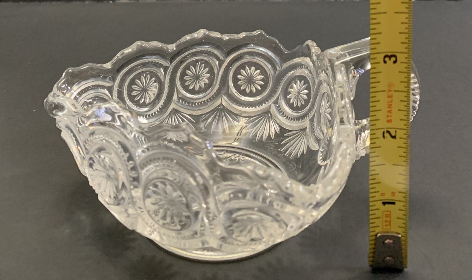 Vintage Dept Store Lansburgh and Bros Dry Goods Wash DC Glass Dish