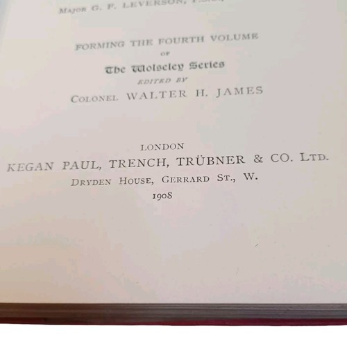 THE CONDUCT Of WAR 1908 Lieut. Gen l Colmar Freiherr von der Goltz - Bild 8 von 8