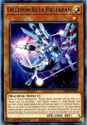 Drytron Beta Rastaban GEIM-EN025 Yu-Gi-Oh! Card Mint 1st Edition 