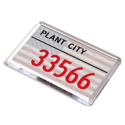 FRIDGE MAGNET - Plant City, 33566 - US Zip Code | eBay Australia