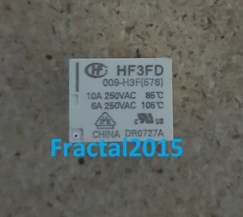 1Pcs HF3FD 009-H3F(576) 10A 250VAC