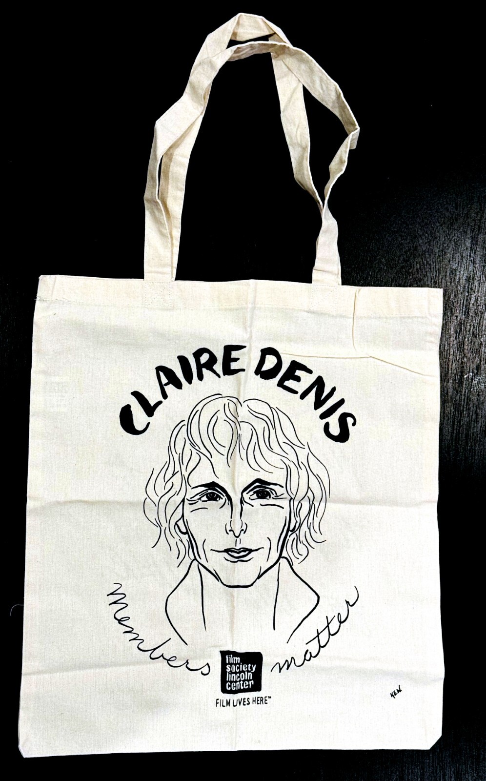 Claire denis tote bag - 56th/57th new york film festival merchandise 2018-2019