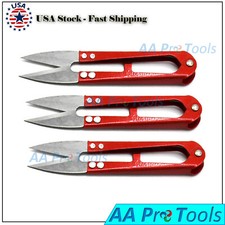 AAPRO 3 PC NEW METAL SEWING THREAD NIPPER TRIMMING SCISSOR SNIPPER CLIPPERS RED