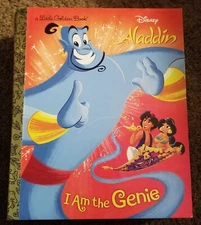 Little Golden Book Disney Aladdin I Am The Genie