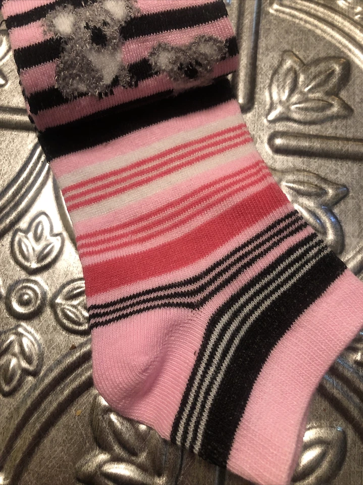Mujer No-Show Calcetines Estampado Koala Dos Pares Rosa Rayas Multicolor���� Foto 2 de 3