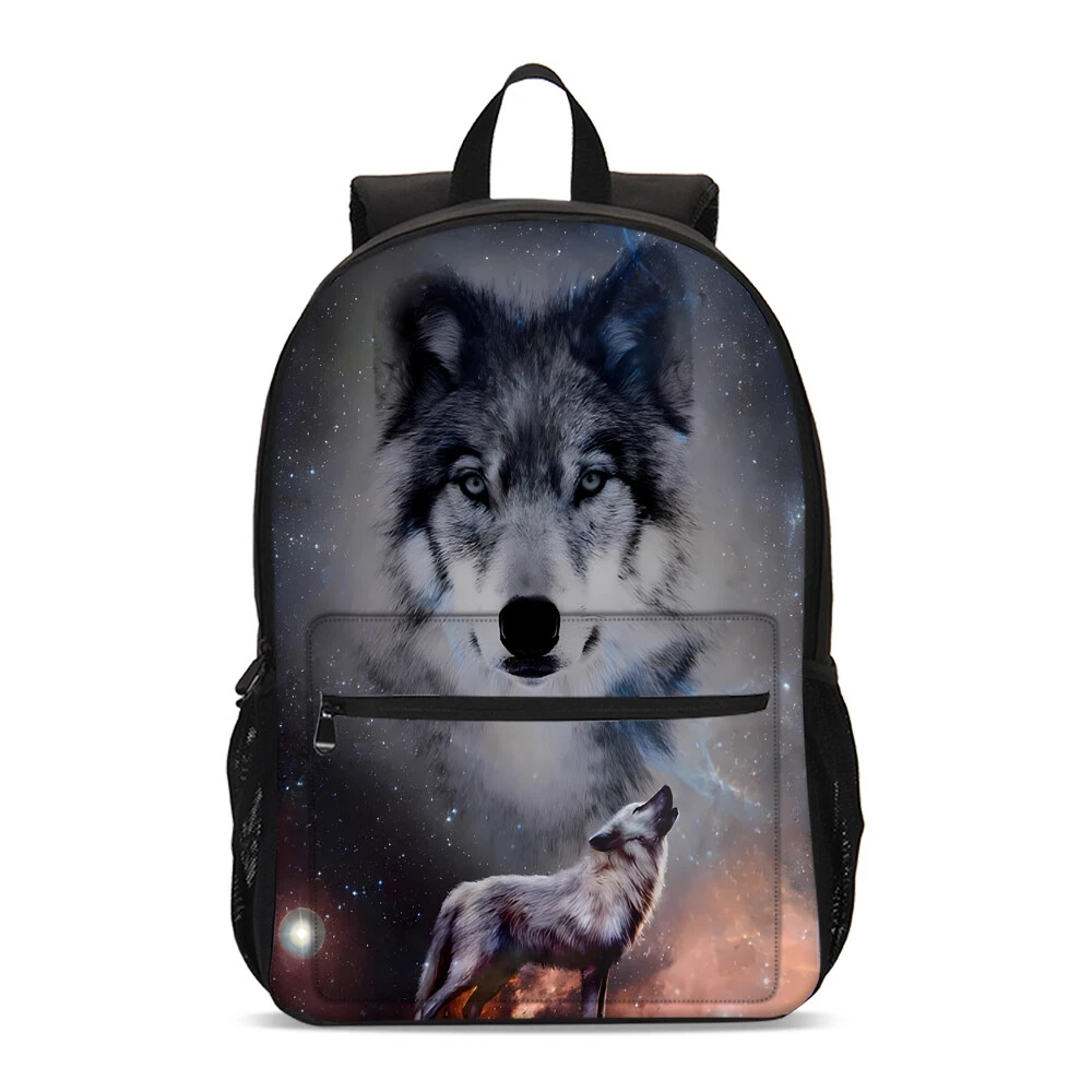 Wolf Art Backpack for Kid