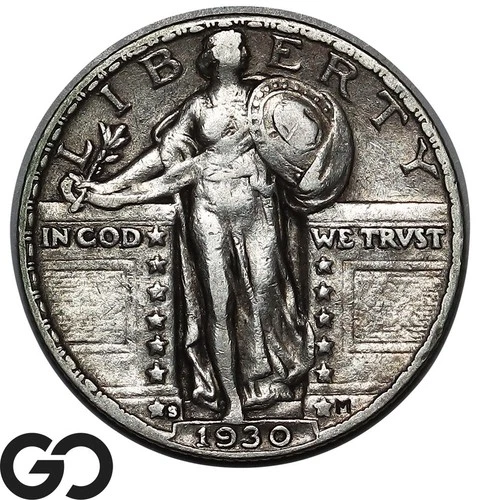 1930-S Standing Liberty Quarter, XF