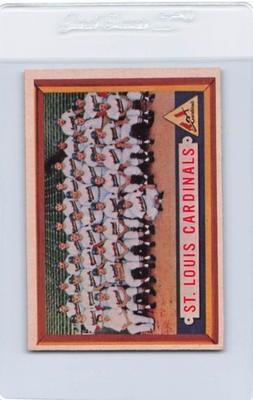 1957 Topps #243 St. Louis Cardinals Team EX/MT *DA-A3715