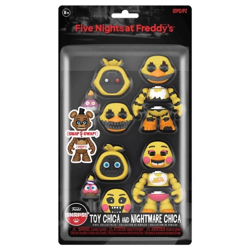 2023 FIVE NIGHTS AT FREDDY'S Funko Snaps TOY CHICA & NIGHTMARE CHICA 2-Pack READ