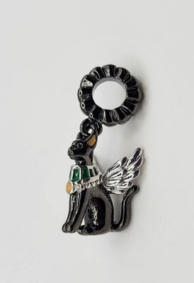 925 Sterling Silber Ägyptische Bastet Katze Charm Anhänger für Armband oder Halskette
