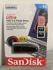 NEW SanDisk Ultra 32GB USB 3.0 Flash Drive