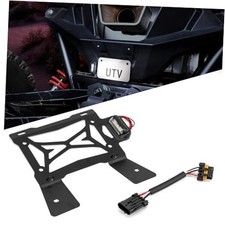 UTV Led Lighted License Plate Frames Mount Holder Compatible with Polaris RZR