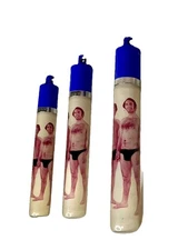 Vintage Stripper Men Keychain Gay Naked Nude Vanishing Speedo, Rare Scarce HTF!