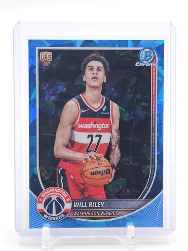 WILL RILEY 2025-26 BOWMAN CHROME SAPPHIRE ROOKIE REFRACTOR #BCV-21 Q7207