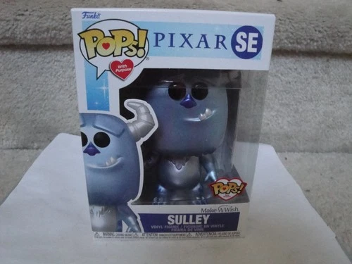 NIB Funko Pop Vinyl Disney Make A Wish Pixar Sulley #SE Figure  !