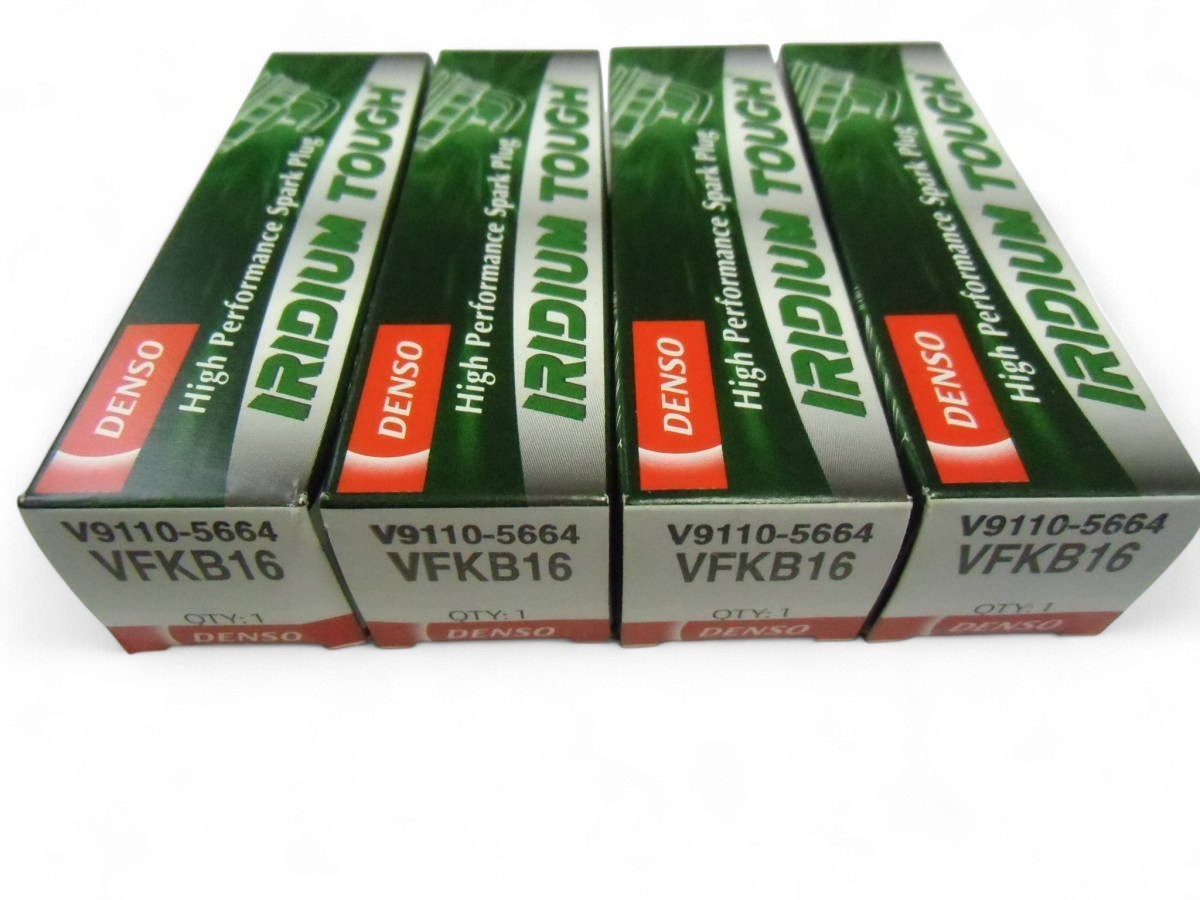 DENSO VFKB16 Iridium Spark Plugs Set of 4 Genuine Made in Japan Duty Paid