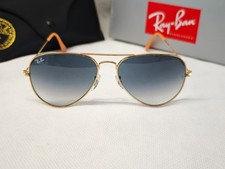 RAY-BAN RB3025 Aviator Sunglasses Gold Frame/Large 58mm Gradient Gray Lens