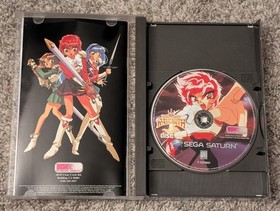 Magic Knight Rayearth Sega Saturn CIB w/Stickers, Registration Card