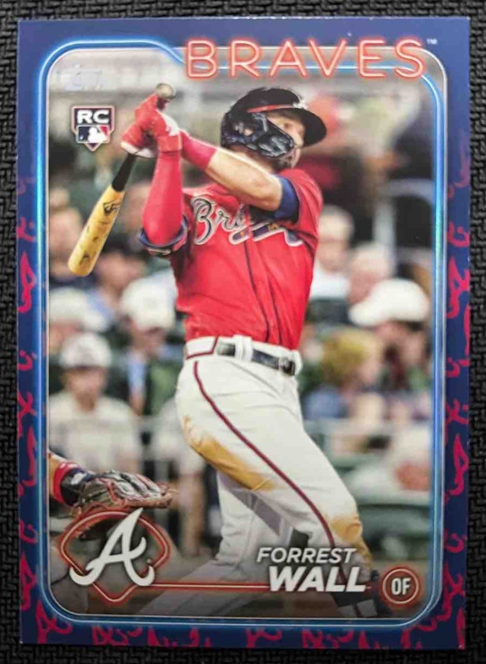 2024 Topps Forrest Wall #391 Team Color Border Variation RC Braves