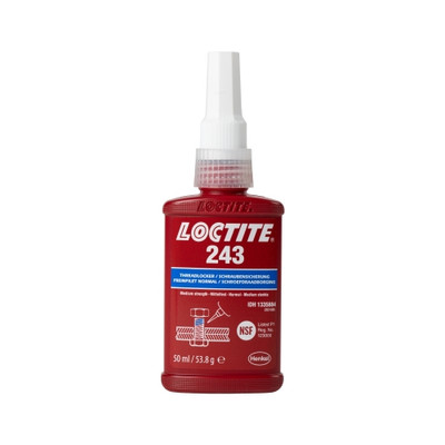 LOCTITE 243 1918246 Schraubensicherung  Flasche, Blau, mittelfest, Inhalt: 10ml