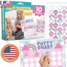 Potty Training Reward Chart Toddlers Stickers Progress Tracking Fun Motivation