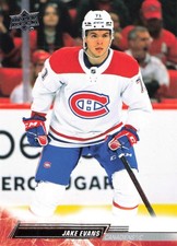 Jake Evans 2022-23 Upper Deck #97 Montreal Canadiens