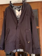 Oakley Gretchen Bleiler Signature Ski Jacket Purple Hooded Women's Medium Zip