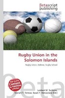 Rugby Union In The Solomon Islands Rugby Union, Referee, Rugby School Buch 2026